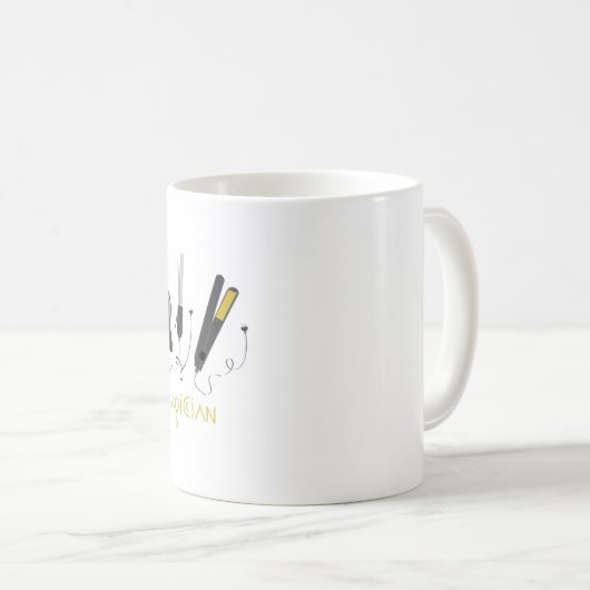 Friseur Kaffeetasse (VorderseiteRechts)