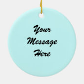 Friseur Keramikornament (Hinten)