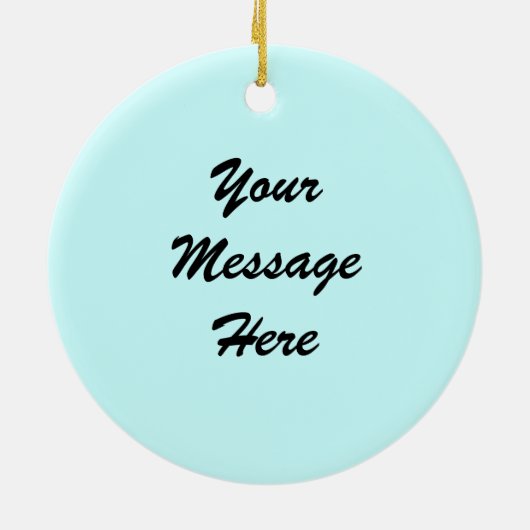 Friseur Keramikornament (Hinten)