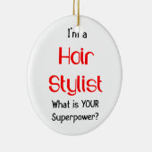 Friseur Keramikornament (Rechts)