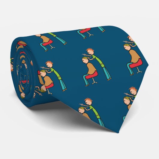 Friseur Krawatte (Gerollt)