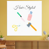 Friseur Leinwanddruck (Insitu (Wohnzimmer))