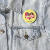 Friseur Leopard Hair Hustler Button (Beispiel)