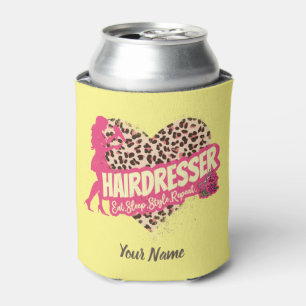 Friseur Leopard Hair Hustler Hairstylist Dosenkühler