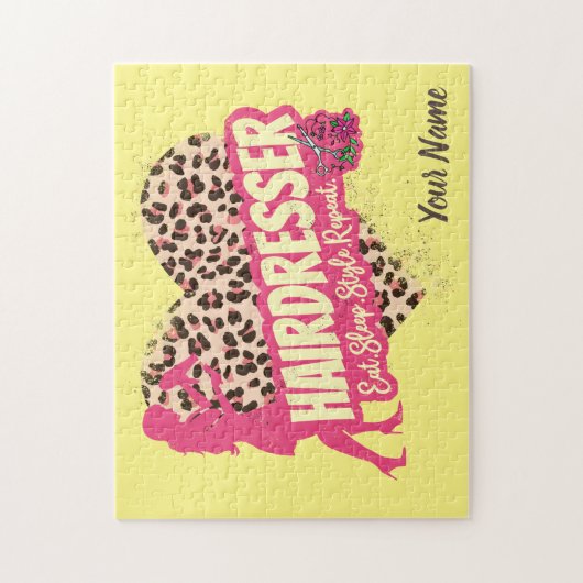 Friseur Leopard Hair Hustler Puzzle (Vertikal)