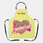 Friseur Leopard Hair Hustler Schürze (Vorderseite)