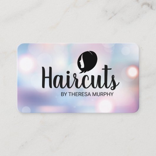Friseur-Logo | Boke Visitenkarte (Vorderseite)