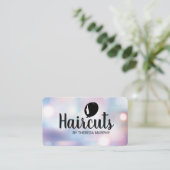 Friseur-Logo | Boke Visitenkarte (Stehend Vorderseite)