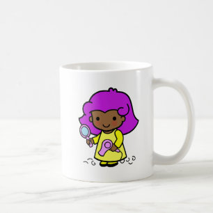 Friseur-Mädchen Kaffeetasse