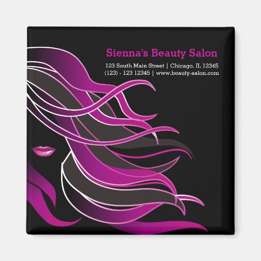 Friseur Magnet (Vorne)