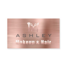 Friseur Makeup Künstlerische Verabredung Grau Rose