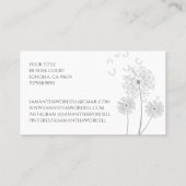 Friseur Makeup Salon Visitenkarte (Rückseite)