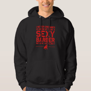 Friseur Männer Papa Friseursalon Hairstylist Frisö Hoodie