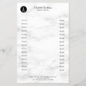 Friseur Marmor Flyer (Vorne)