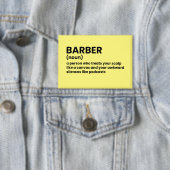 Friseur mit Spaß Button (Insitu)