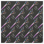 Friseur, moderne Schere Stoff (Muster)