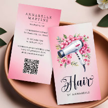 Friseur Modernes Aquarell Fön