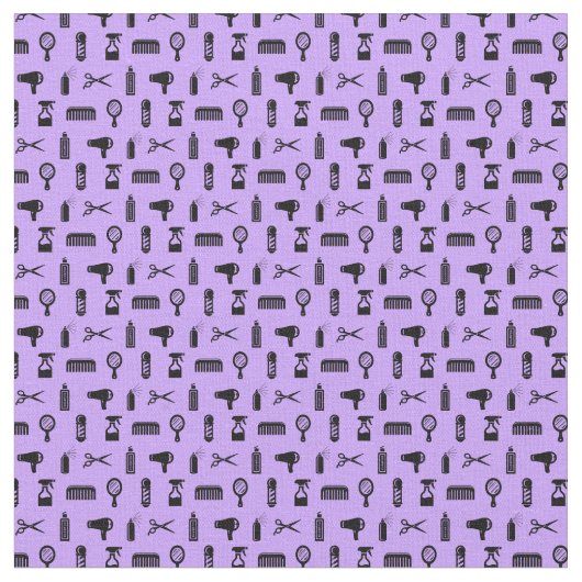 Friseur-Muster CUSTOM BG FARBE Stoff (Nahaufnahme)