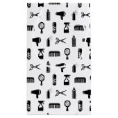 Friseur-Muster CUSTOM FARBE Kleine Geschenktüte (Rückseite)