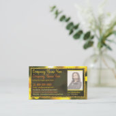 Friseur, Nägel, Makeup, Lashes, Foto Visitenkarte (Stehend Vorderseite)