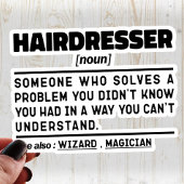 Friseur Noun Barbershop Wertschätzung Funny Aufkleber