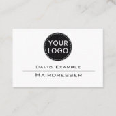 Friseur oder Friseursalon Visitenkarte (Vorderseite)