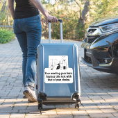 Friseur- oder Herrenfriseur Aufkleber (Koffer Insitu)