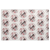 Friseur-oder Schönheits-Salon-Haar-Stylist-Name Stoff (Fat Quarter (45,7 x 55,9 cm))