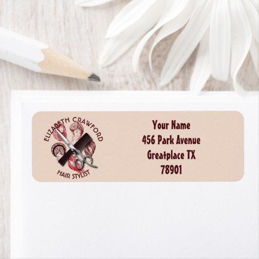 Friseur oder Schönheitssalon mit Namen (Insitu)