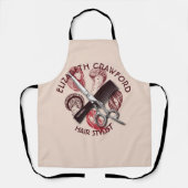 Friseur oder Schönheitssalon mit Namen Schürze (Vorderseite)