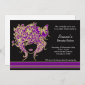 Friseur Open House Einladung (Vorne/Hinten)