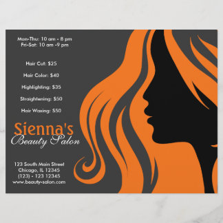 Friseur (Orange) Flyer