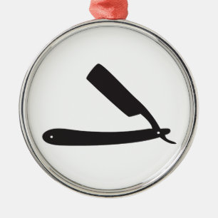Friseur Ornament Aus Metall