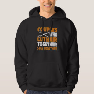 Friseur Paar Coiffeur Hairstyle Haarschnitt Bart Hoodie