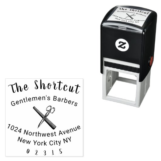 Friseur Permastempel (Beispiel)