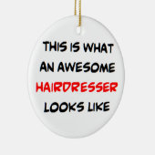 Friseur, phantastisch keramik ornament (Rechts)