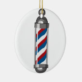 Friseur Pole Keramik Ornament (Rechts)