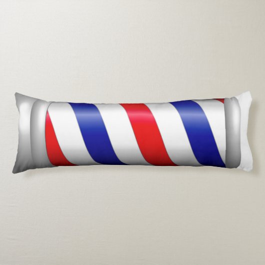 "Friseur Pole " Seitenschläferkissen (Vorderseite)