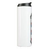 Friseur Pole Thermosbecher (Nach links gedreht)