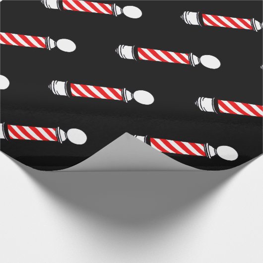 Friseur Polen Geschenkpapier (Ecke)