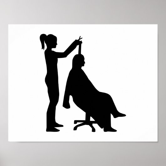 Friseur Poster (Vorne)