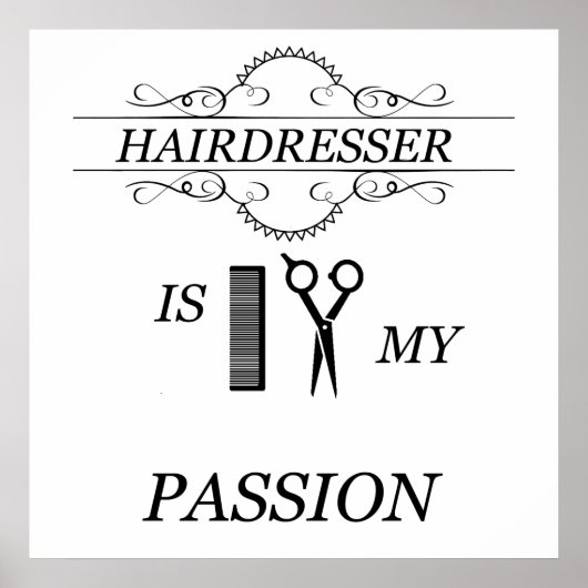 Friseur Poster (Vorne)