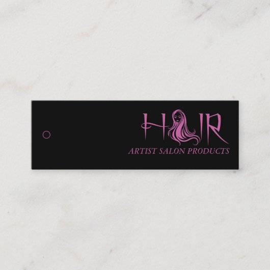 Friseur - Preis für Waren Mini Visitenkarte (Vorderseite)