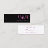 Friseur - Preis für Waren Mini Visitenkarte (Vorne/Hinten)