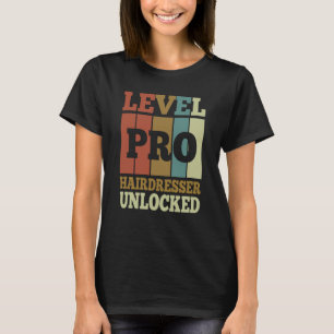 Friseur Pro Freigeschaltet Vintage-Stil Einzigarti T-Shirt