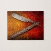 Friseur - rasierend - behalten Sie eine steife Puzzle (Horizontal)