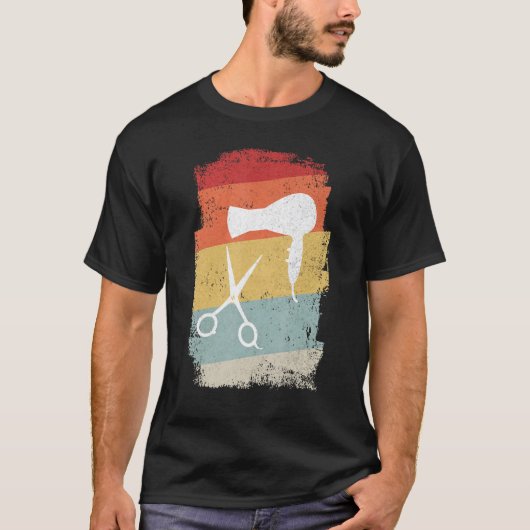 Friseur Retro Friseur Master T-Shirt (Vorderseite)