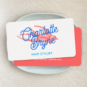 Friseur Retro Schlucken Visitenkarte