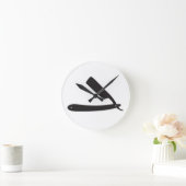 Friseur Runde Wanduhr (Zuhause)