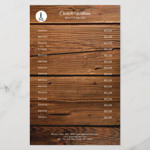 Friseur Rustikal Flyer